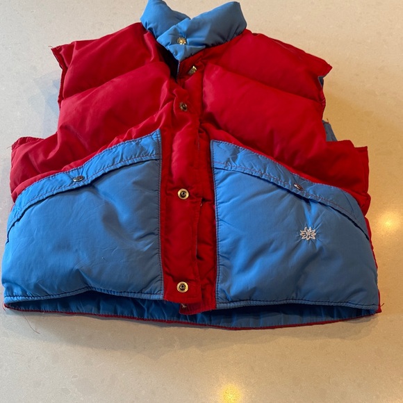 Alpine Design Jackets & Blazers - Alpine Design Red and Blue Puffer Vest see measurements vintage